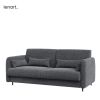 Tmavosivá pohovka Lenart Bed Concept BC-18 do šírky 165 cm