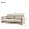 Béžová pohovka Lenart BED CONCEPT BC-19 rozmery
