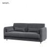 Tmavosivá pohovka Lenart Bed Concept BC-19 do šírky 185 cm