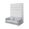 Kvalitná pohovka Lenart BED CONCEPT BC-19 k bielej matnej posteli BC-12