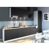 Kuchynská linka Florence lesk dvierka tmavosivé