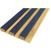 lamelovy panel pm1 na podklade dub s granatovo modrou