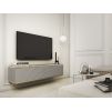 stylovy zavesny tv stolik bijou mdf135 siva v obyvacke