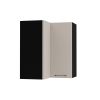 horná rohová skrinka BONN W12 60 BLACK CASHMERE