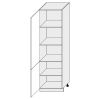 Kuchynská skrinka vysoká Bonn D14/DP/60/207 Essen