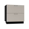 Kuchynská spodná skrinka BONN D2A 80/1A BLACK CASHMERE