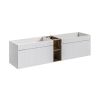 zostava ICONIC white skrinky pod umyvadlo a regal