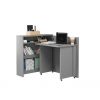 prakticky pracovny stol work concept slim sivy