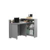 prakticky pracovny stol work concept slim sivy optimized