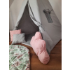 detsky stan tipoo teepee siva ruzova detail vankuse