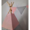 detsky stan tipoo teepee siva ruzova detail