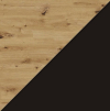 dekor dreva dub artisan s čiernou