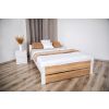 drevena postel lea biela dub sonoma 140x200cm