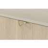 Detail jedinečnej úchytky zásuvkovej komody TIMBER KSZ106