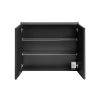 zrkadlova skrinka sanat fe black 84 80 otvorena