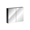 zrkadlova skrinka sanat fe black 84 80