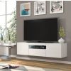 tv stolik aura 150 biely lesk zaveseny