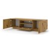 tv stolik aura 150 dub artisan s podnozou otvoreny