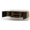 tv stolik aura 150 dub artisan cierna otvoreny zaveseny