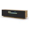tv stolik aura 150 dub artisan cierna s led