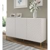 surf komoda 150 3d biela zlate nohy