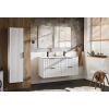 skrinky do kúpeľne adel white s umývadlom
