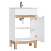 skrinka pod umývadlo bali white 824 50cm otvorené dvierka