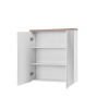 zrkadlova skrinka bali white 840 siroka 60 cm otvorena