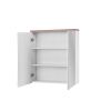 zrkadlova skrinka bali white 841 siroka 80 cm otvorena
