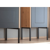 skrinky do kúpeľne MADERA GREY do modernej kúpeľne kovové nohy