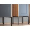 skrinky do kúpeľne MADERA GREY do modernej kúpeľne kovové nohy