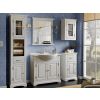 skrinky do kúpeľne ROMANTIC v bielej farbe