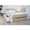 drevena postel lea biela dub sonoma 120x200cm ma v cene rost
