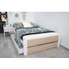 drevena postel lea biela dub sonoma 160x200cm nema v cene zasuvky