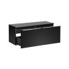 kupelnova skrinka s doskou d120 1 otvorene zasuvky santa fe black