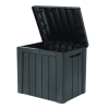 plastový úložný box BANN BOX 270l grafit otvorený