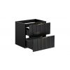 skrinka pod umyvadlo 82 60 cierna otvorena