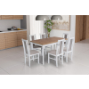 Jedálenský set MODENA 1 P biela dub artisan BOSS 14 biela 26B 1+6 v kuchyni