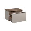 kupelnova skrinka s doskou santa fe taupe d80 1 otvorena zsuvka