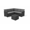 záhradný ratanový box ALODIA CORNER SET 5 grafit