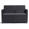Záhradná pohovka CLARA 2 seater | grafit