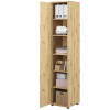 Úzka skriňa s úložnym priestorom Lenart BED CONCEPT BC 21 dub artisan