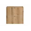skrinka pod umyvadlo NOVA oak 82 60 2S pohlad spredu