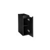zavesna skrinka do kupelne NOVA BLACK 81 20 polica