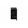 zavesna skrinka do kupelne NOVA BLACK 81 30 polica