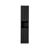 vysoka skrinka do kupelne NOVA BLACK 80 03 pohlad spredu