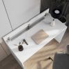 Moderný písaci stolík NEVY v bielom prevedení v rozmere 120 cm