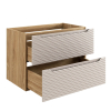 skrinka pod umyvadlo OCEAN BEIGE 82 80 2S otvorene zasuvky