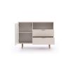 nubia komoda nb01 cashmere moderná otvorená