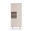 nubia vitrína nb05 cashmere moderná